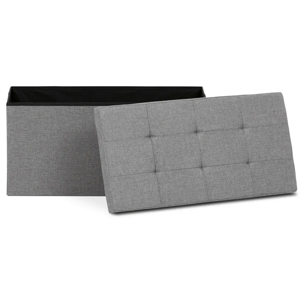 Autronic - taburet s úložným prostorem TAB-462 GREY2