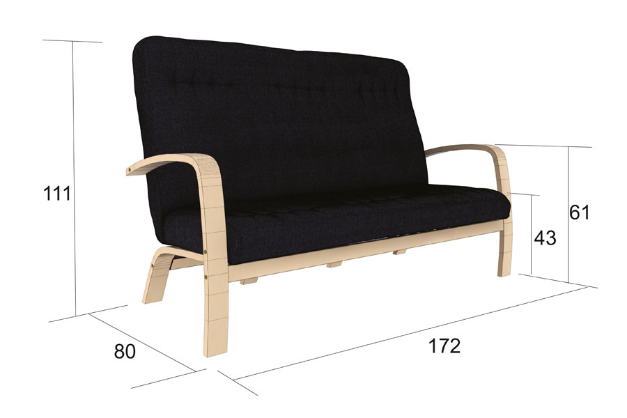 Trojkřeslo Rolf R73
